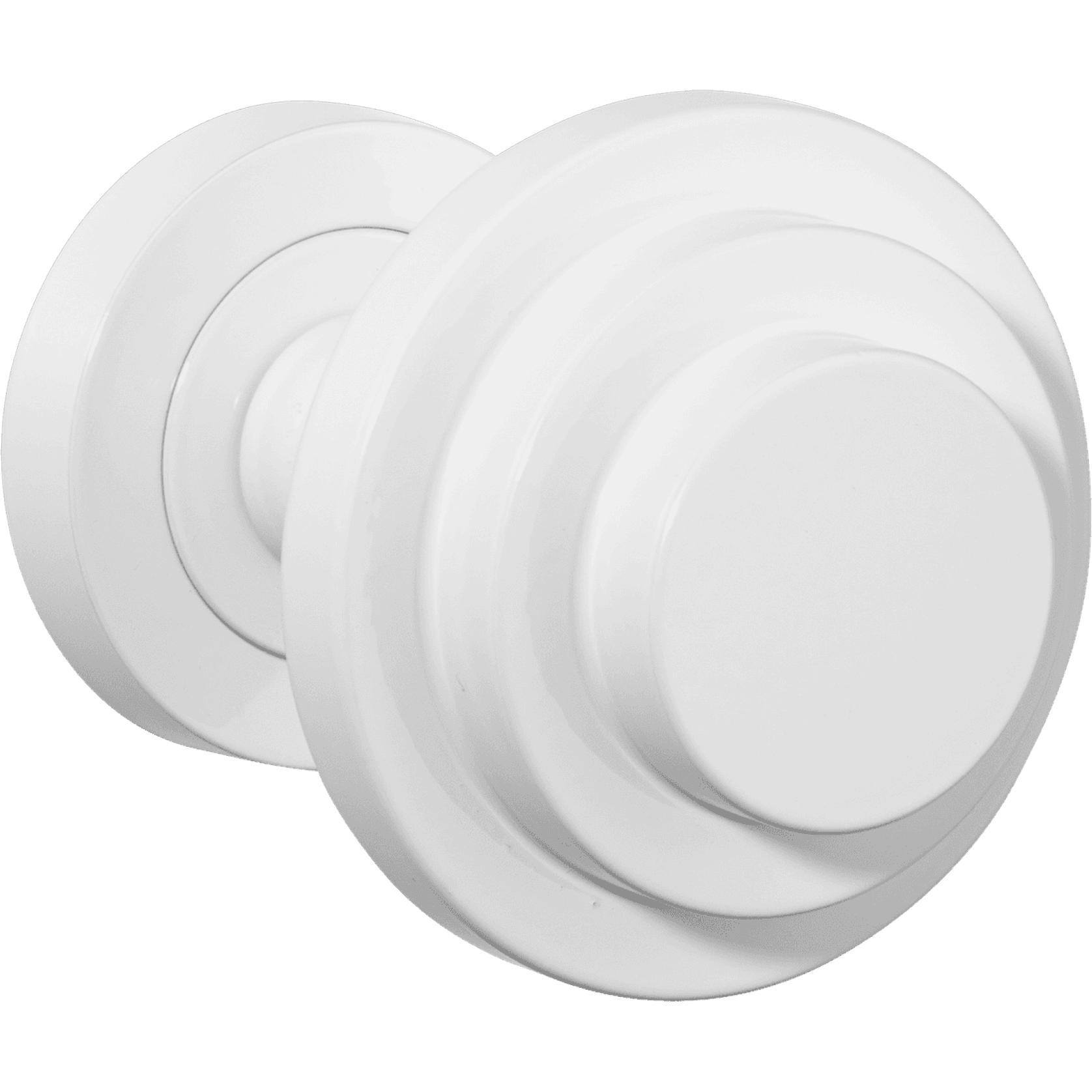 Zzzigurat Door Knob on Rose Round gallery detail image