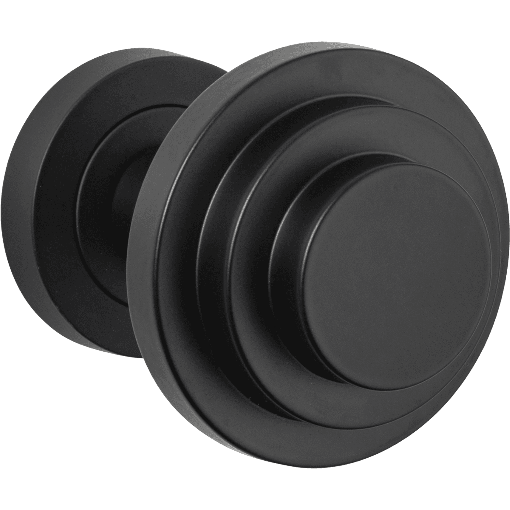 Zzzigurat Door Knob on Rose Round gallery detail image