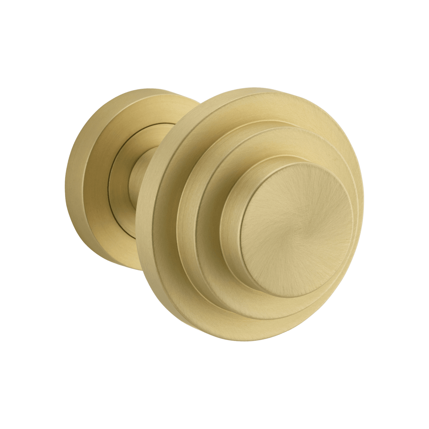 Zzzigurat Door Knob on Rose Round gallery detail image