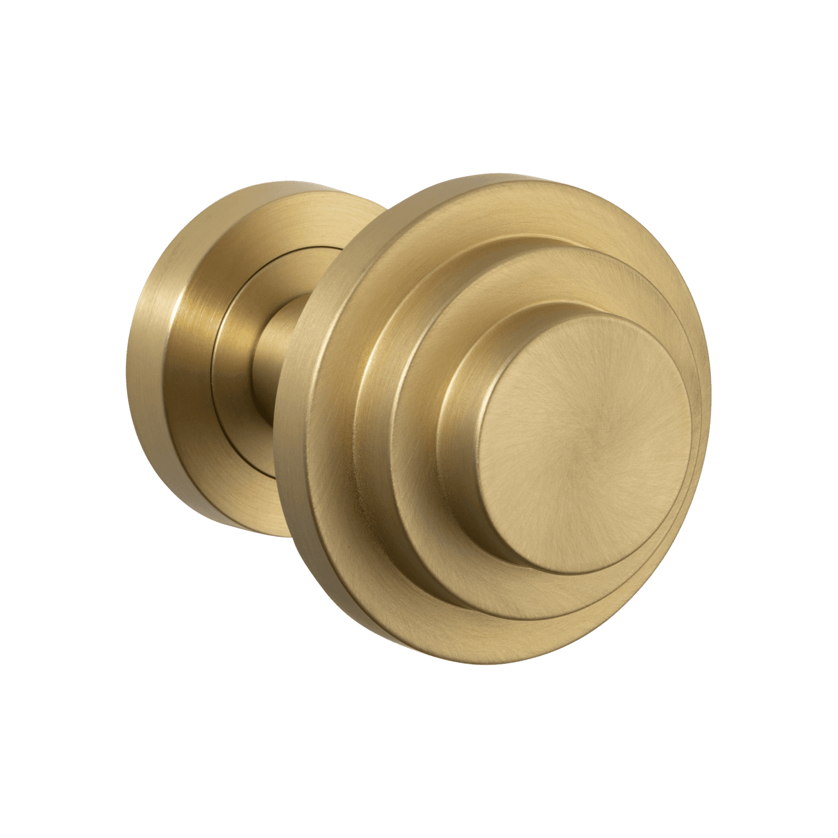 Zzzigurat Door Knob on Rose Round gallery detail image
