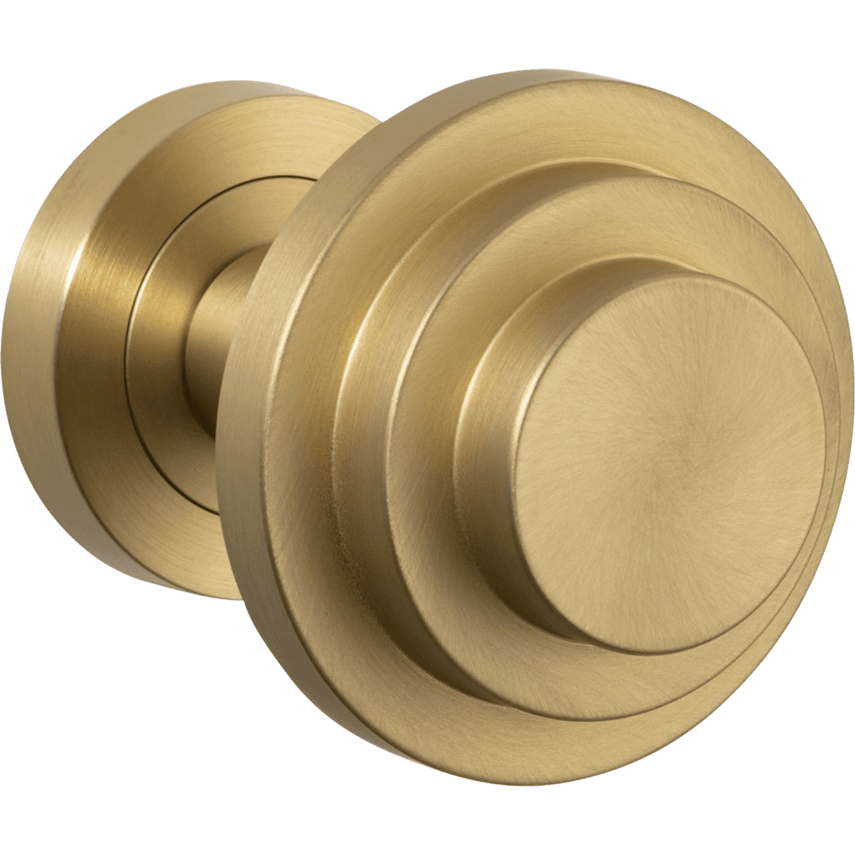 Zzzigurat Door Knob on Rose Round gallery detail image