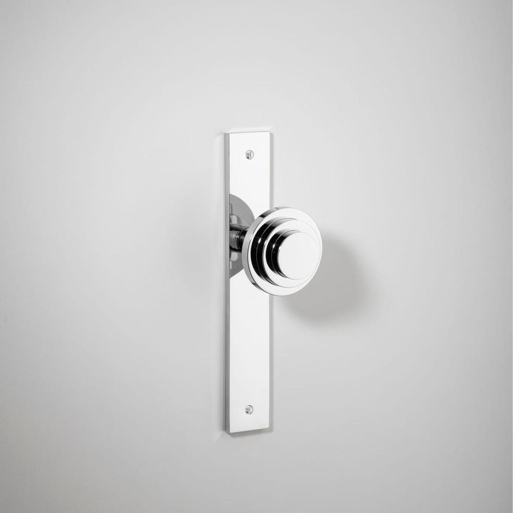 Zzzigurat Door Knob - Rectangular Backplate gallery detail image