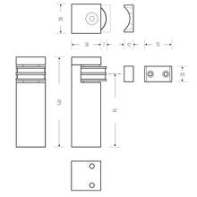 HB700 Series Floor Mounted Magnetic Door Stop gallery detail image
