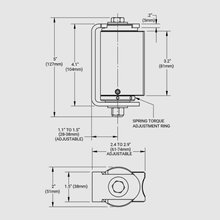 Shut it® Self-Closing Badass Hinge Set gallery detail image