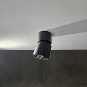 LARA2 12W tiltable led surface mounted ceiling light in black fitting colour