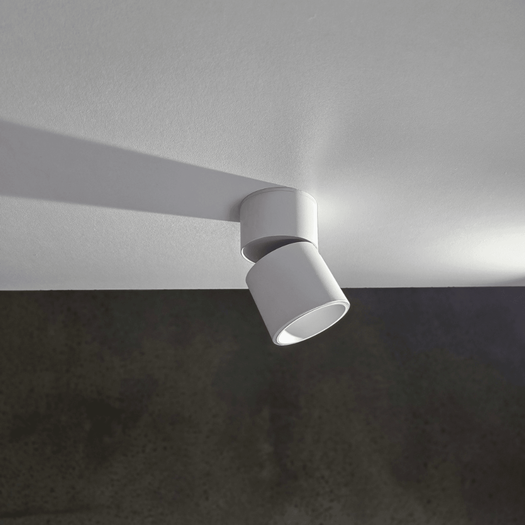 12W LARA2 Surface Mounted Tiltable LED Downlights Black gallery detail image