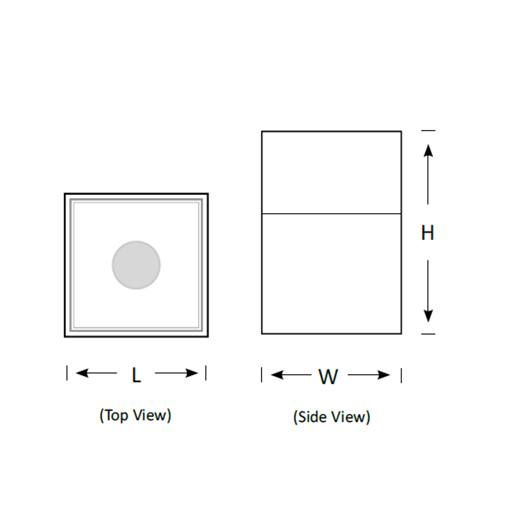 12W LUKA Square Adjustable Surface Downlight gallery detail image