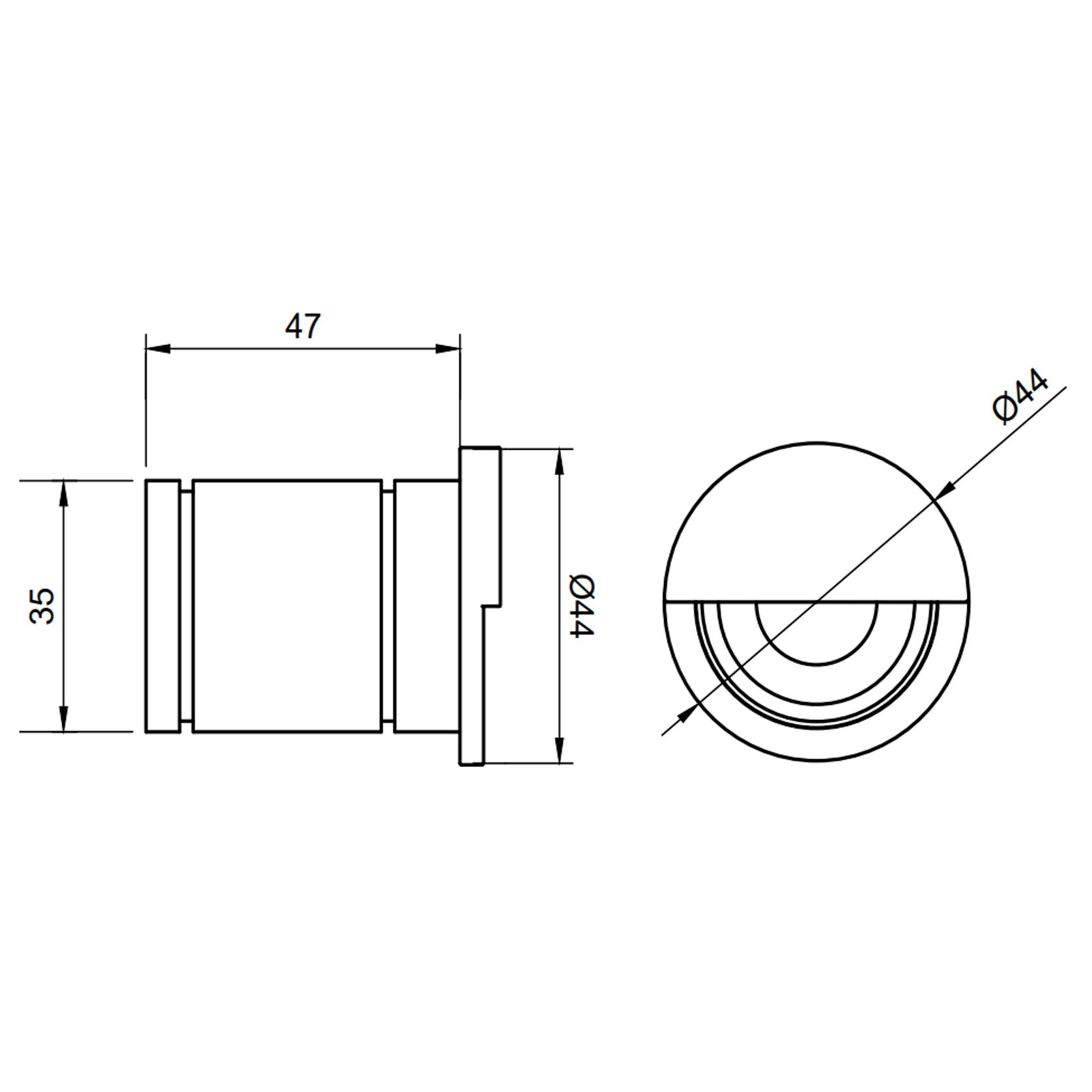 Quoll Eyelid Recessed Light gallery detail image