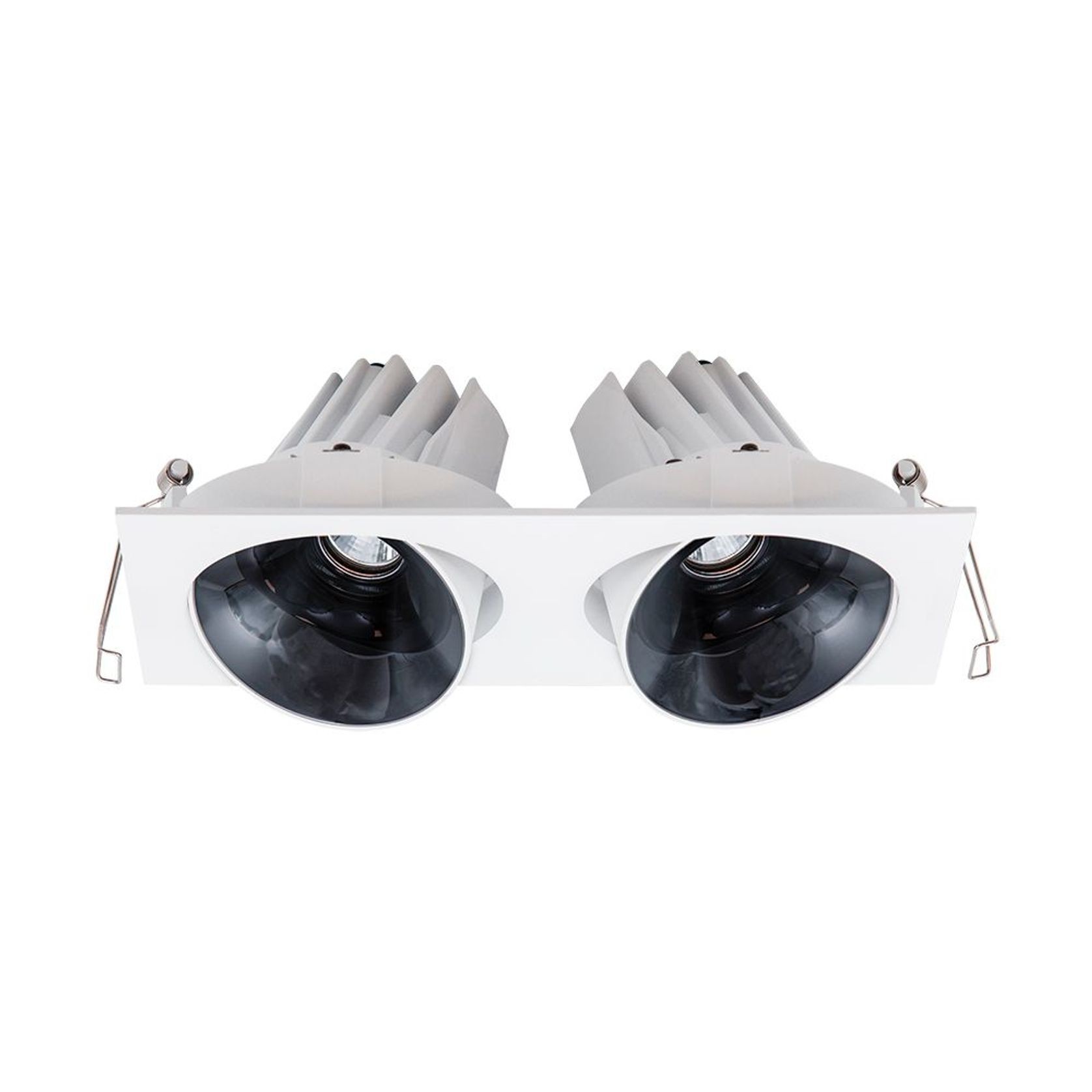 Cevon Dark Art Tilt/Rotate - 2x 14W Double Downlight gallery detail image