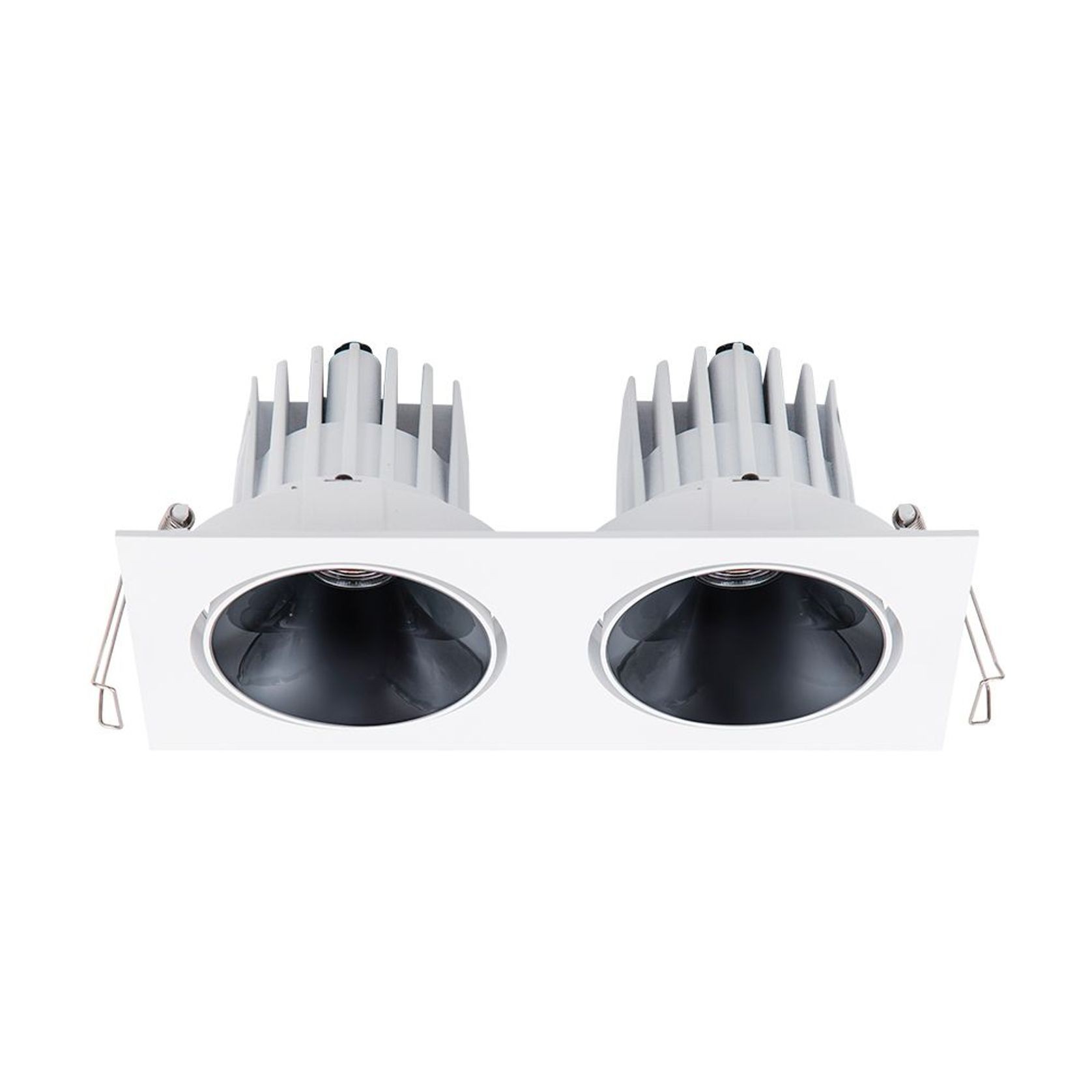 Cevon Dark Art Tilt/Rotate - 2x 14W Double Downlight gallery detail image