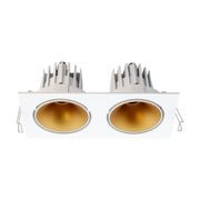 Cevon Dark Art Tilt/Rotate - 2x 14W Double Downlight gallery detail image