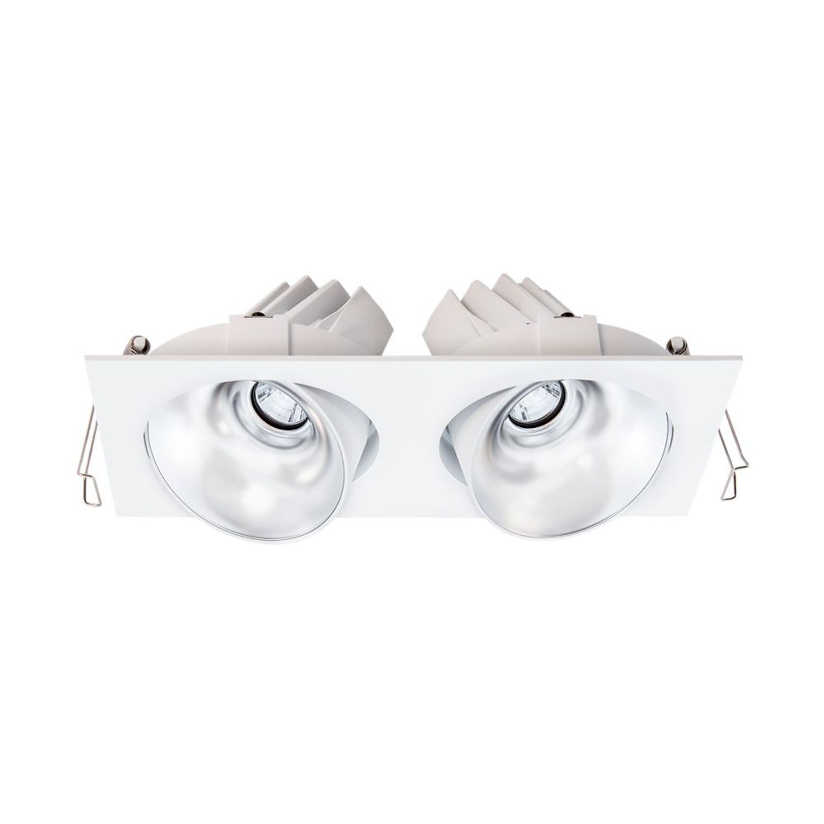 Cevon Dark Art Tilt/Rotate - 2x 14W Double Downlight gallery detail image