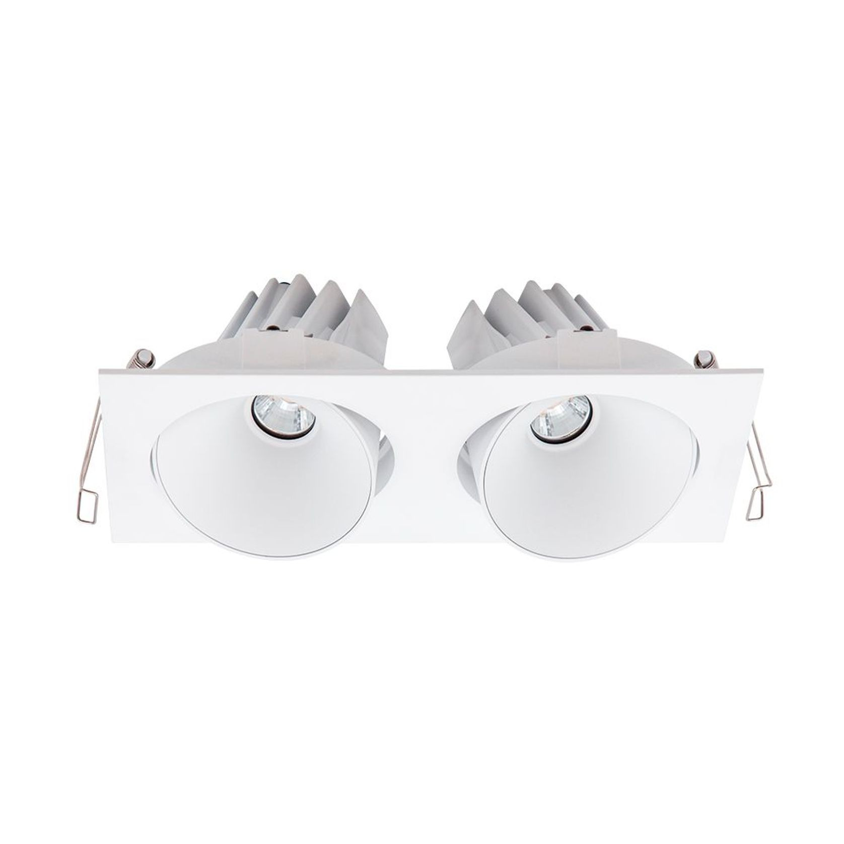 Cevon Dark Art Tilt/Rotate - 2x 14W Double Downlight gallery detail image