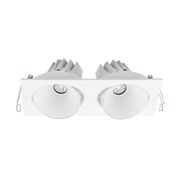 Cevon Dark Art Tilt/Rotate - 2x 14W Double Downlight gallery detail image