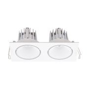 Cevon Dark Art Tilt/Rotate - 2x 14W Double Downlight gallery detail image