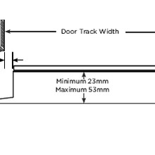 100MNDTDiS Threshold Drain for Door Track gallery detail image