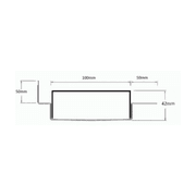 100TRiMTLF Tile Flange gallery detail image
