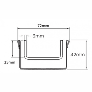 65Tii40MTL Tile Insert Drain gallery detail image