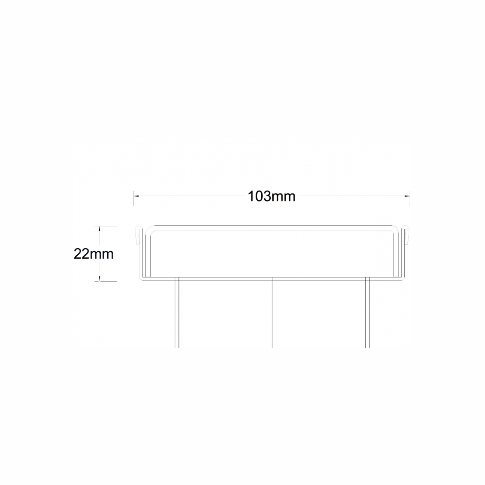 SQ100MND Square Floor waste gallery detail image