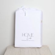 100% Stonewashed Cotton Duvet Set- White gallery detail image