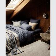 Ravello Linen Quilt Cover - Denim | Weave Home Bed Linen gallery detail image