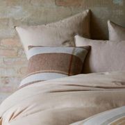 Ravello Linen Quilt Cover - Shell | Weave Home Bed Linen gallery detail image
