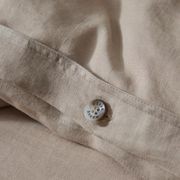 Ravello Linen Quilt Cover - Shell | Weave Home Bed Linen gallery detail image