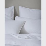 Ravello Linen Quilt Cover - White | Weave Home Bed Linen gallery detail image