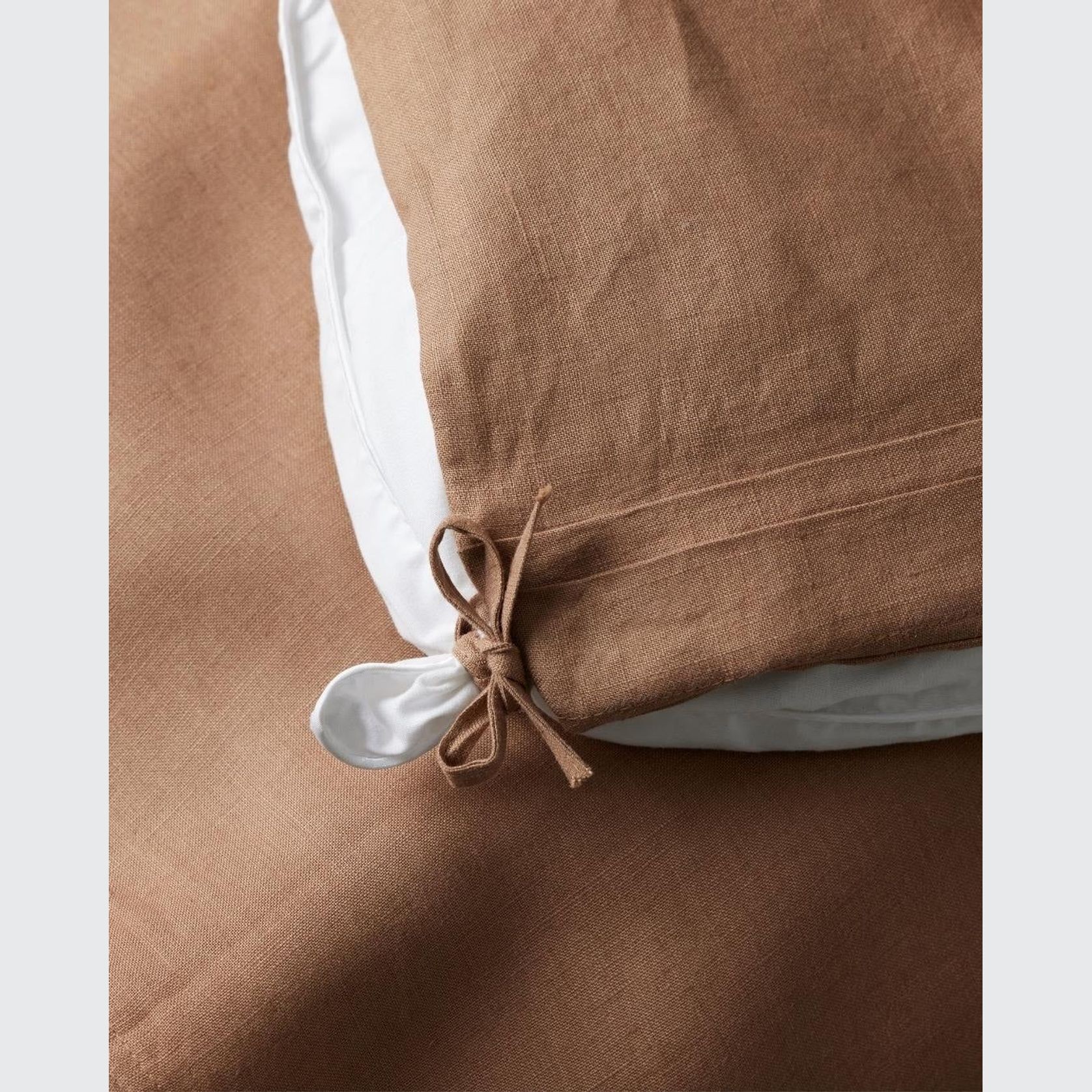 Ravello Linen Quilt Cover - Biscuit | Weave Home Bed Linen gallery detail image