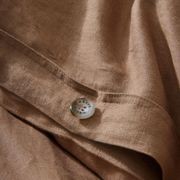 Ravello Linen Quilt Cover - Biscuit | Weave Home Bed Linen gallery detail image