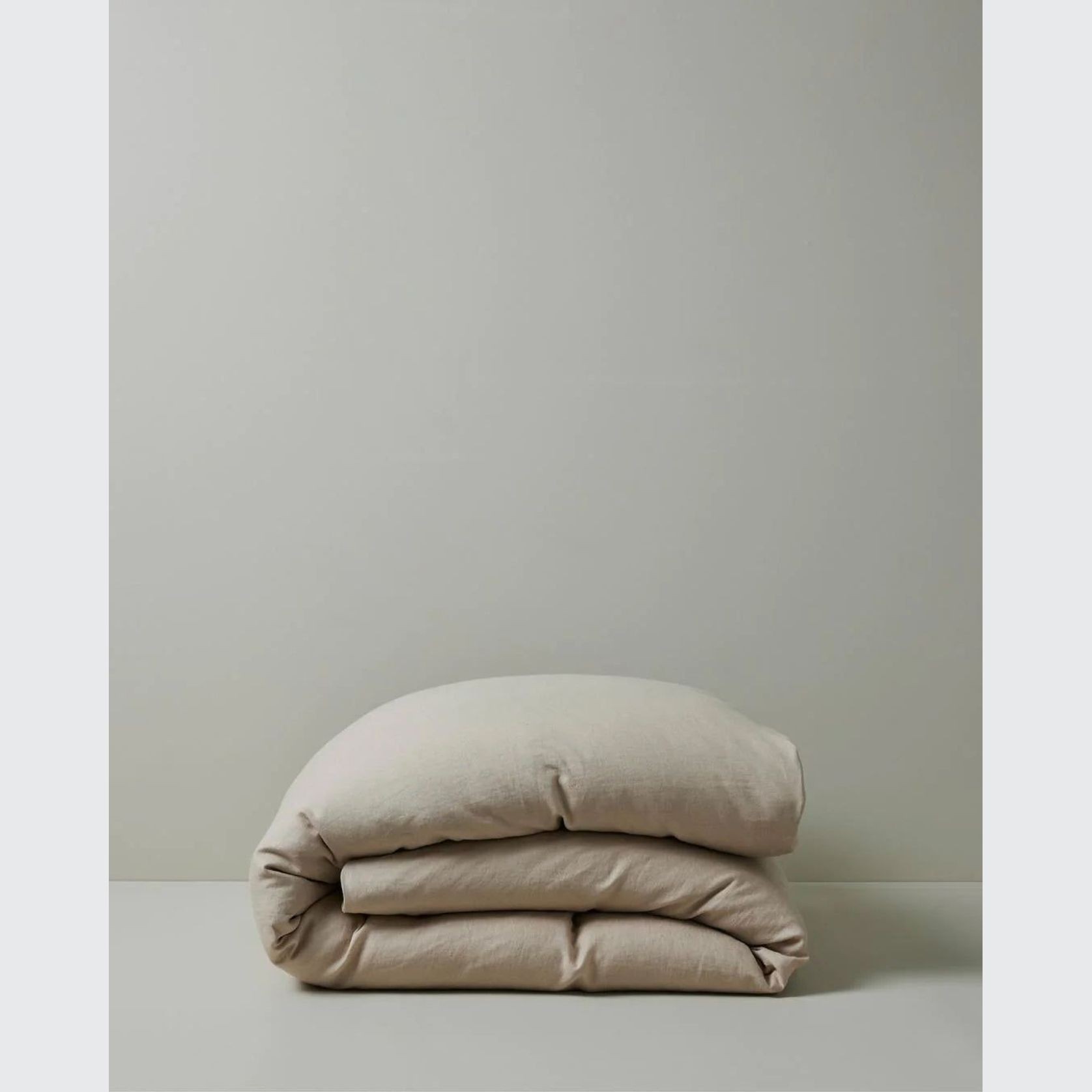 Ravello Linen Quilt Cover - Shell | Weave Home Bed Linen gallery detail image