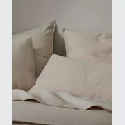 Ravello Linen Quilt Cover - Shell | Weave Home Bed Linen gallery detail image