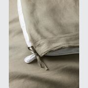 Ravello Linen Quilt Cover - Caper | Weave Home Bed Linen gallery detail image