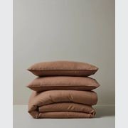 Ravello Linen Quilt Cover - Biscuit | Weave Home Bed Linen gallery detail image