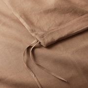 Ravello Linen Quilt Cover - Biscuit | Weave Home Bed Linen gallery detail image