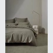 Ravello Linen Quilt Cover - Caper | Weave Home Bed Linen gallery detail image