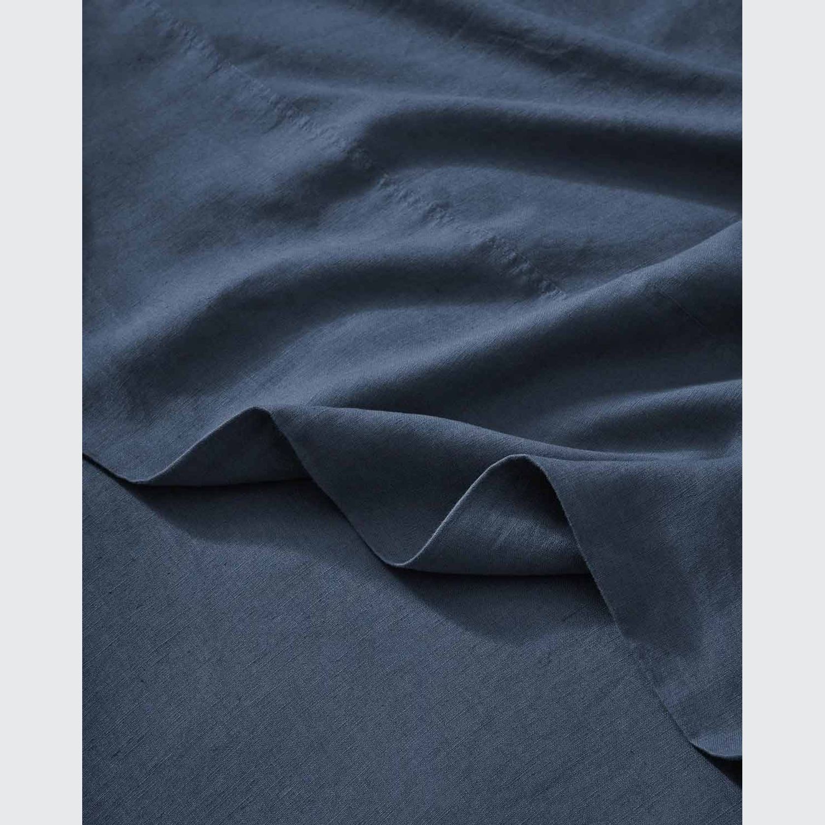 Ravello Linen Quilt Cover - Denim | Weave Home Bed Linen gallery detail image