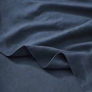 Ravello Linen Quilt Cover - Denim | Weave Home Bed Linen gallery detail image