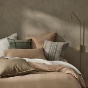 Ravello Linen Quilt Cover - Shell | Weave Home Bed Linen gallery detail image