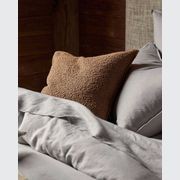 Ravello Linen Quilt Cover - Silver | Weave Home Bed Linen gallery detail image