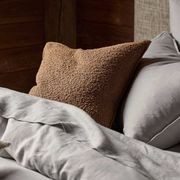 Ravello Linen Quilt Cover - Silver | Weave Home Bed Linen gallery detail image