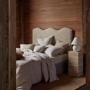 Ravello Linen Quilt Cover - Silver | Weave Home Bed Linen gallery detail image