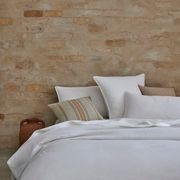 Ravello Linen Quilt Cover - White | Weave Home Bed Linen gallery detail image