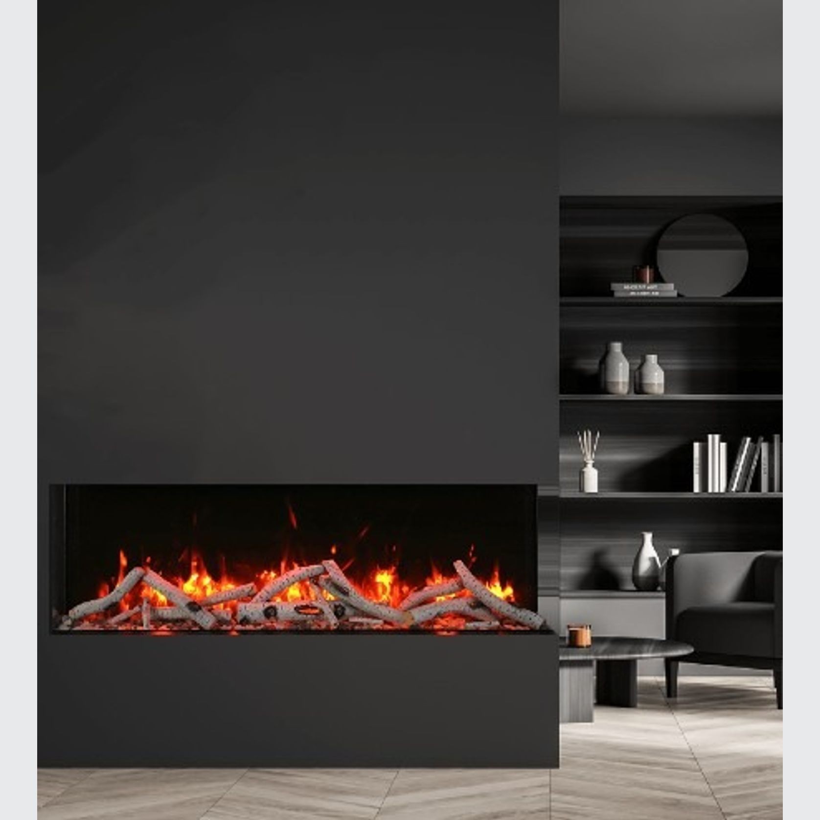 Amantii Tru View Bespoke 65 Electric Fireplace gallery detail image