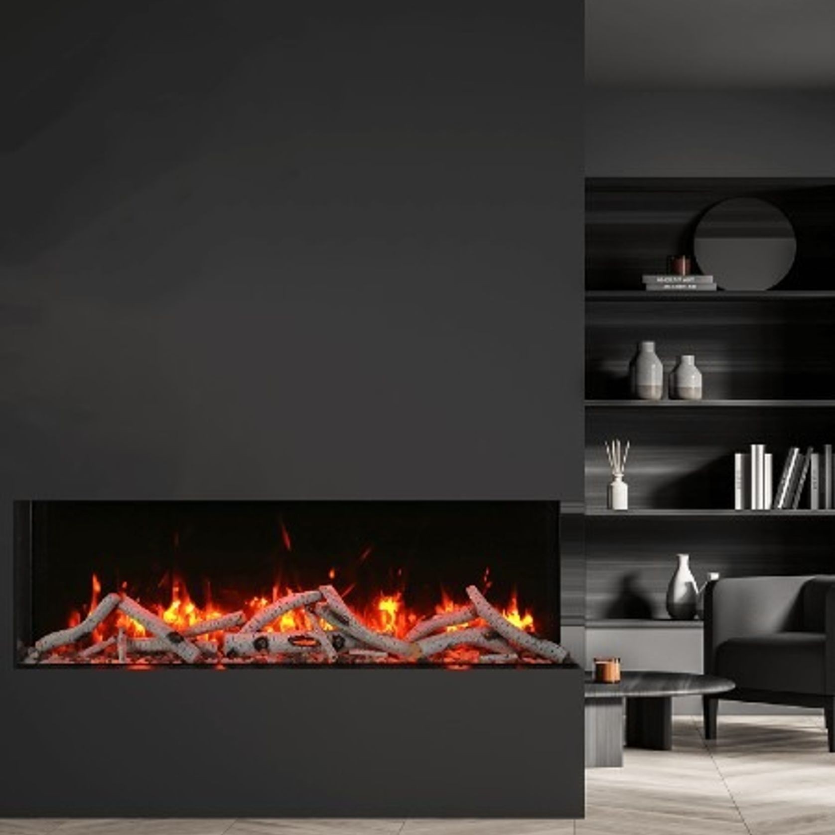 Amantii Tru View Bespoke 65 Electric Fireplace gallery detail image