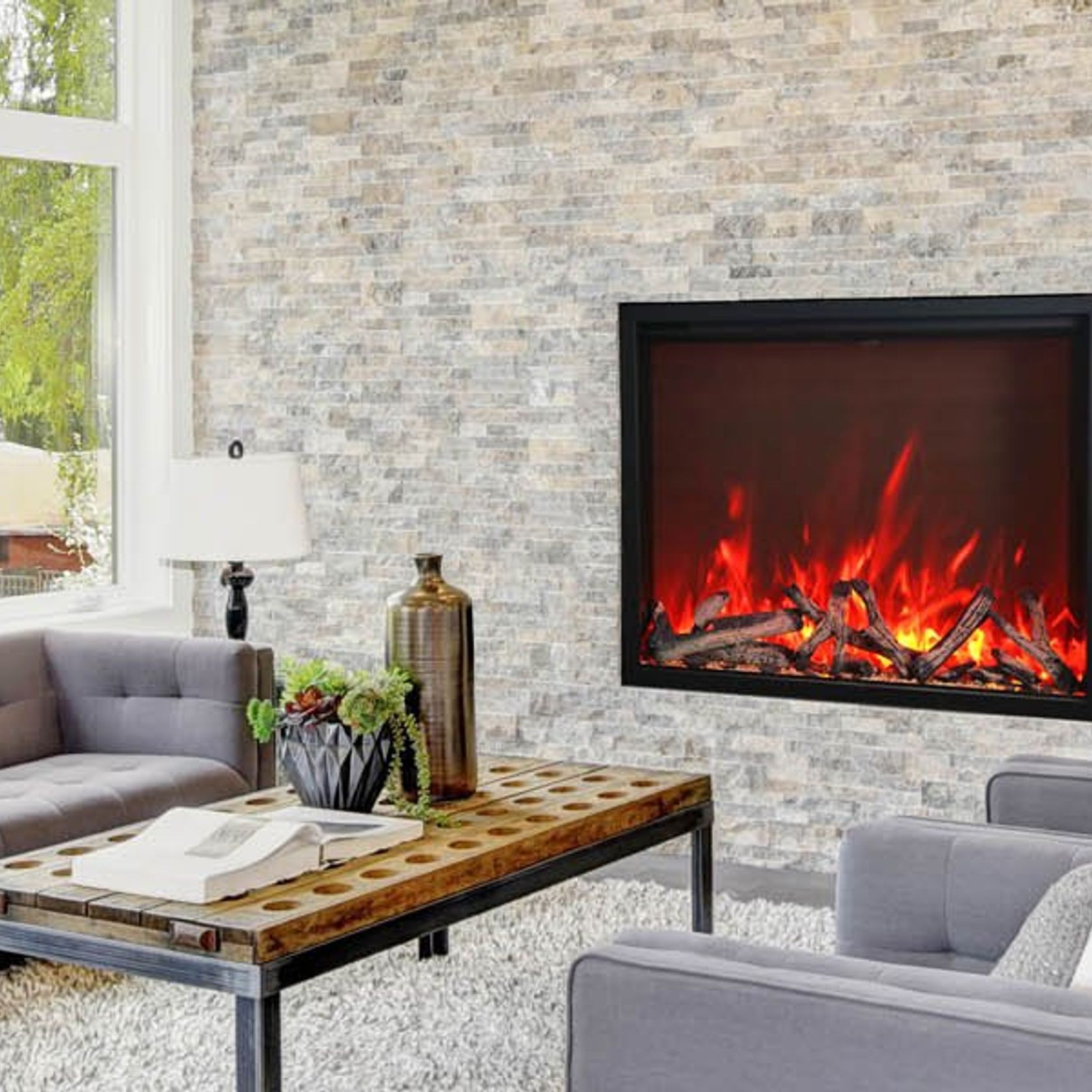Amantii Traditional Trd48 Electric Fireplace | ArchiPro AU