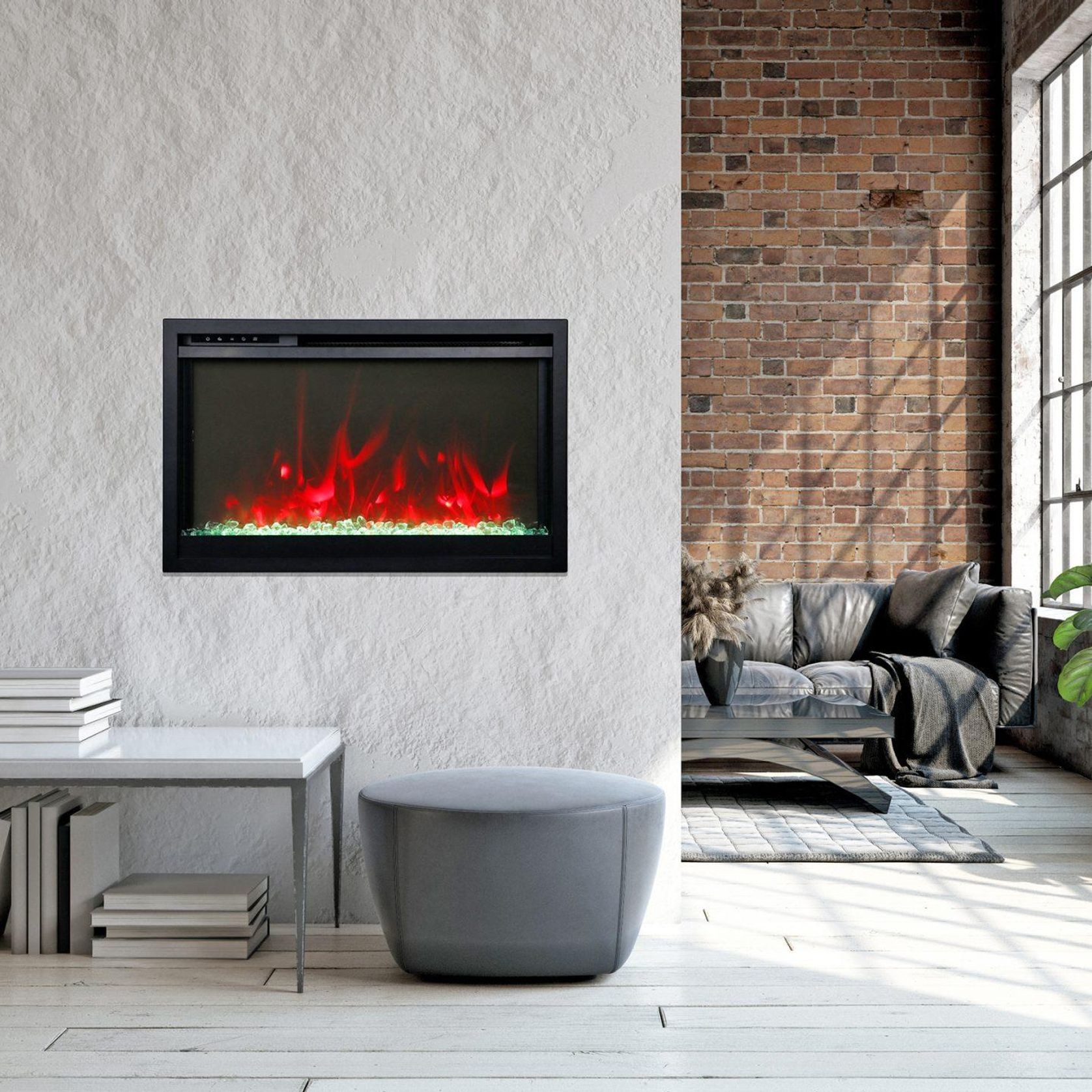 Amantii Traditional 26" Xtraslim Electric Fireplace gallery detail image