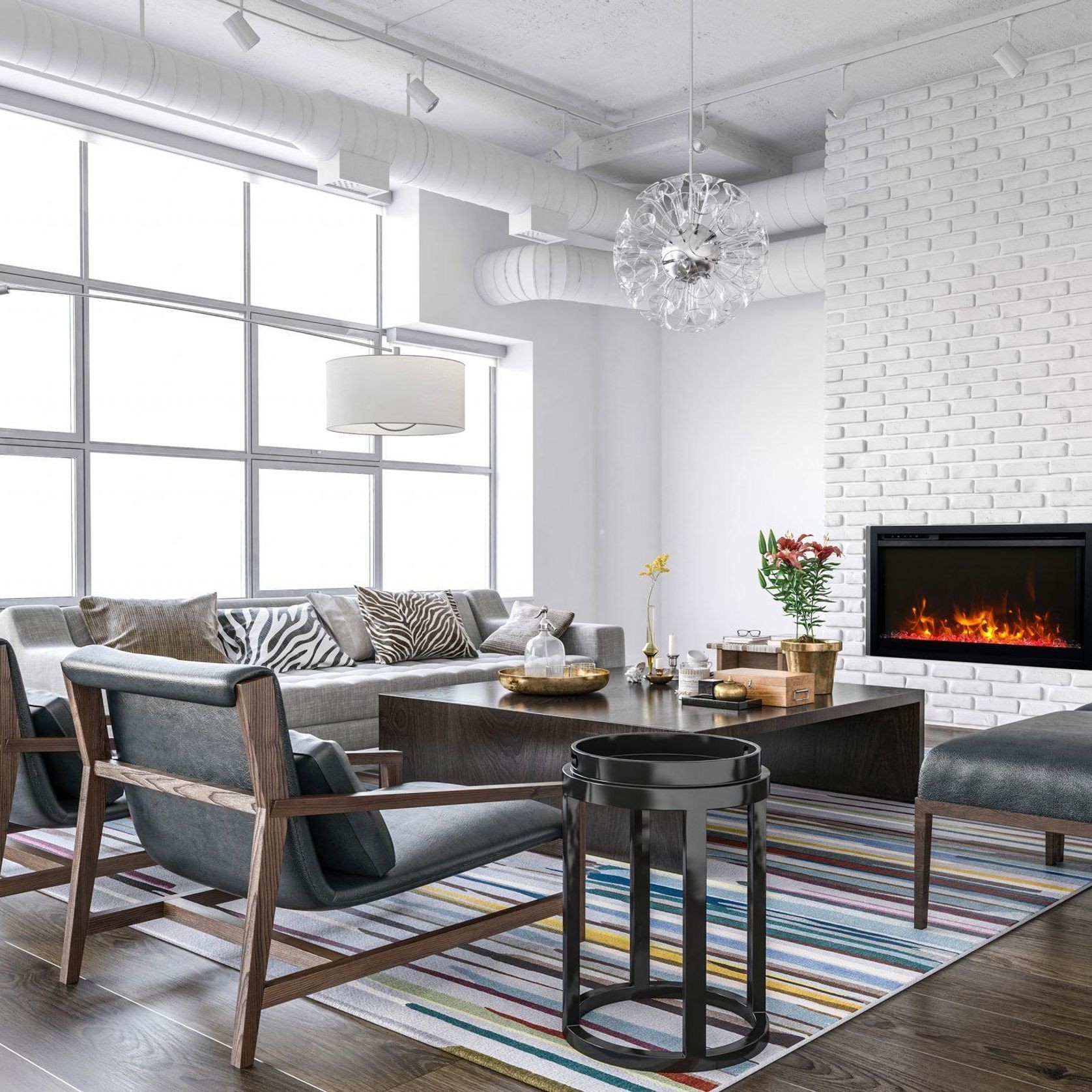 Amantii Traditional 30" Xtraslim Electric Fireplace gallery detail image