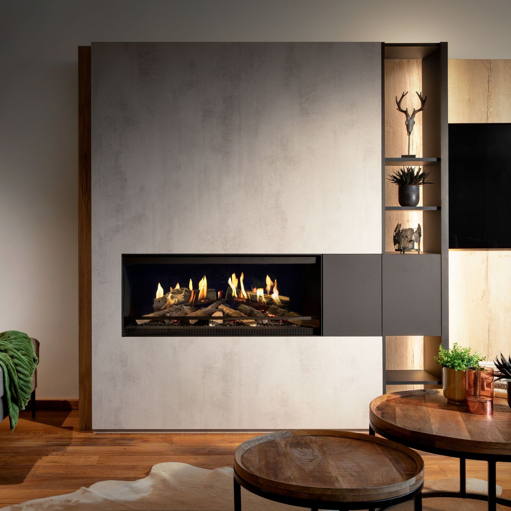 Kalfire E-one Front Facing Electric Fireplace gallery detail image
