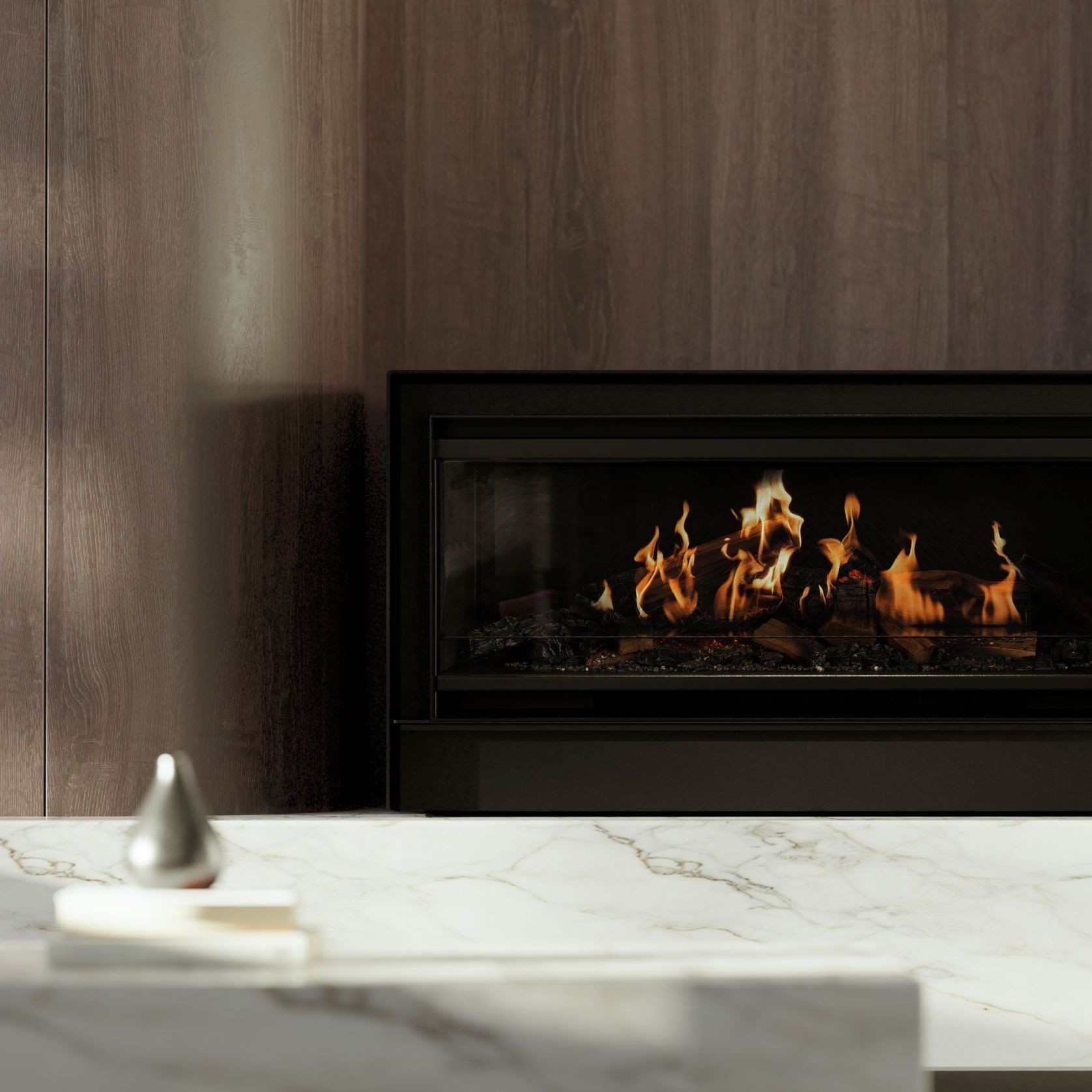 Escea LEFS1000 Freestanding Holographic Electric Fire gallery detail image
